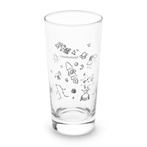 cosmonaut Long Sized Water Glass