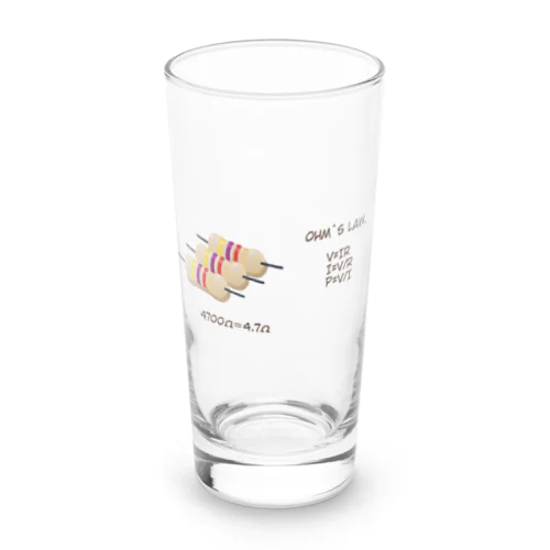 ohm`s  law. Long Sized Water Glass