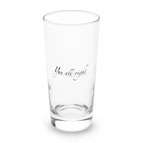 ロゴTシャツシリーズ/yuu all right Long Sized Water Glass