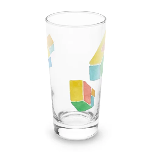 積まれたり刺さったりcolorぶろっく Long Sized Water Glass