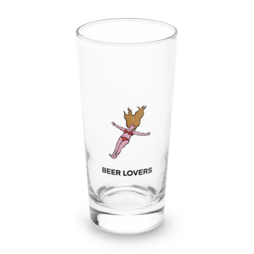 BEER LOVERS ビールに溺れるグラス Long Sized Water Glass