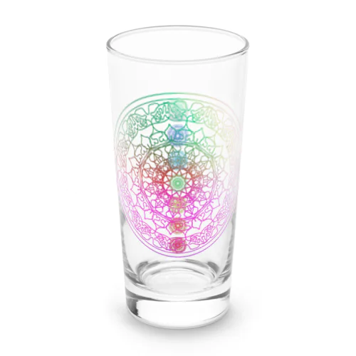 母星回帰曼荼羅REMIX cakra Long Sized Water Glass