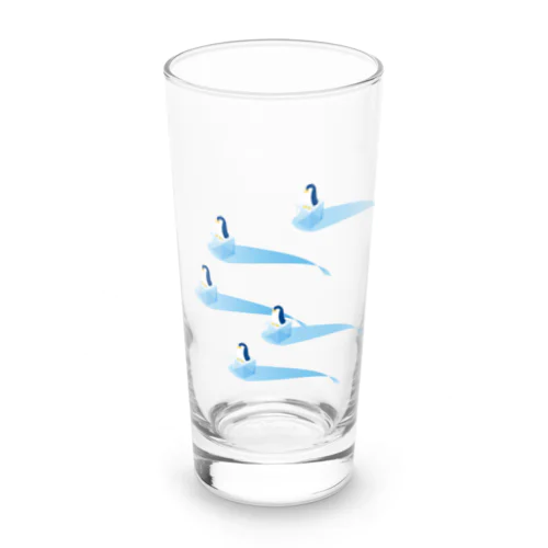 氷とペンギン（5羽） Long Sized Water Glass