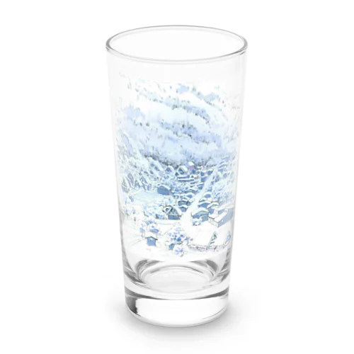 白川郷　冬 Long Sized Water Glass