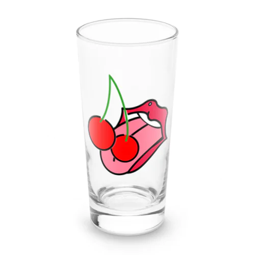 Cherry kiss Long Sized Water Glass