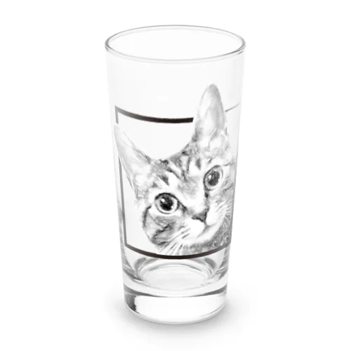 ぴょっこりでちゃうにゃん！ Long Sized Water Glass