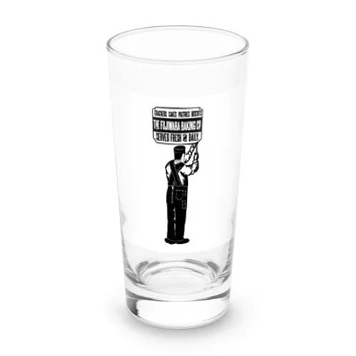 オーバーオールオジさん Long Sized Water Glass