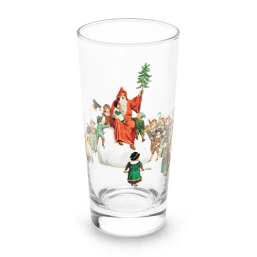 Santa Long Sized Water Glass