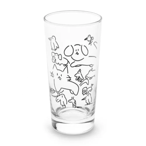 ゆかいでかわいいどうぶつさんたち！ Long Sized Water Glass