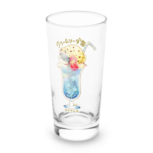 クリームソーダ猫　＃３ラムネ Long Sized Water Glass