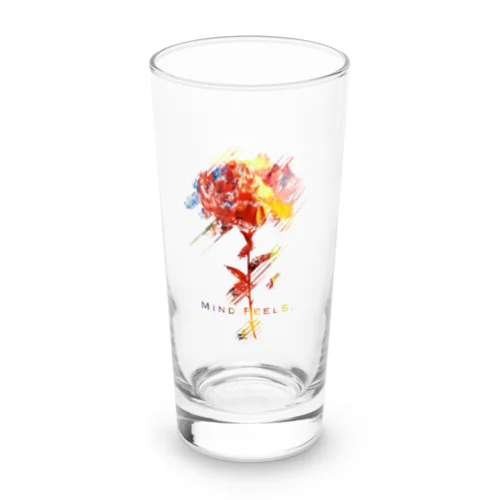 flower Long Sized Water Glass