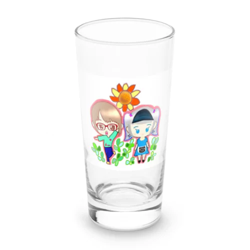 やこ師匠andバーチャルやこたん Long Sized Water Glass