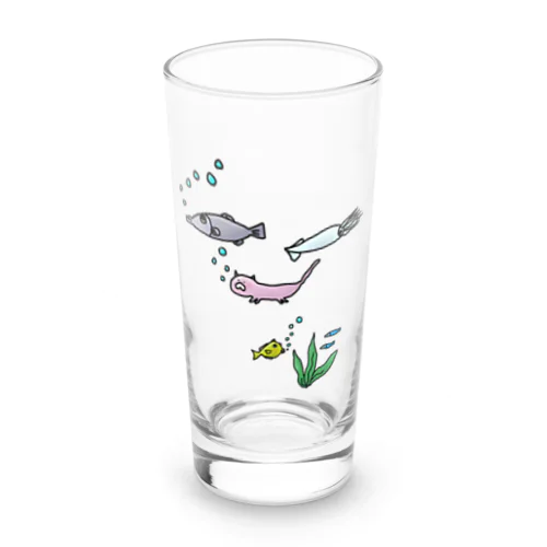 泳ぎは魚級 Long Sized Water Glass