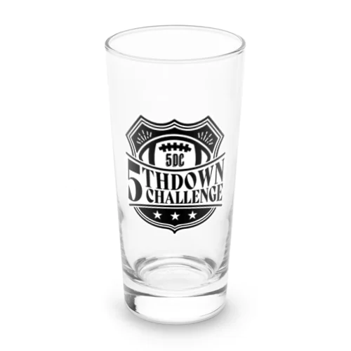 5thdownチャレンジデカロゴ Long Sized Water Glass