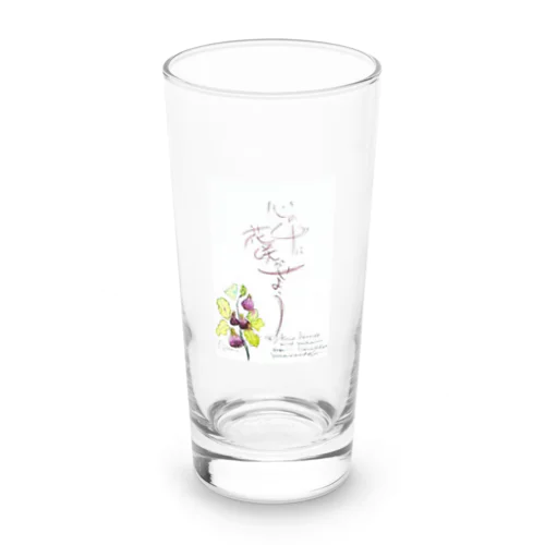 心に花を咲かせよう Long Sized Water Glass