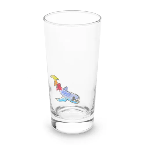 虹色のサメ Long Sized Water Glass