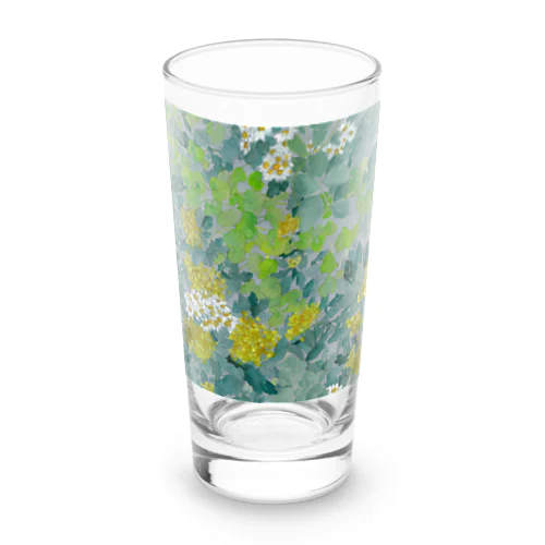 flower bed Long Sized Water Glass