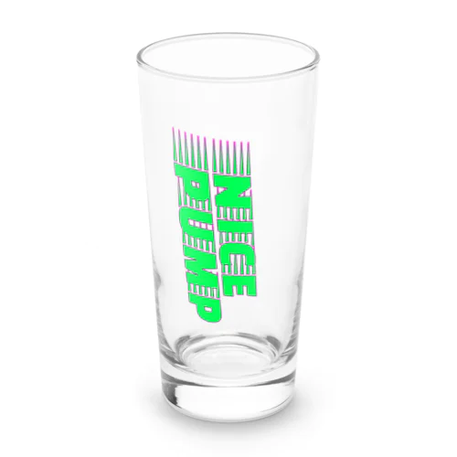 NICE PUMP LOGO Long Sized Water Glass