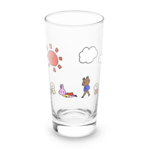 美脚うさぎとおさんぽ Long Sized Water Glass