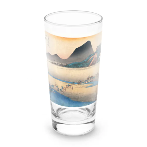 広重_東海道五拾三次・金谷 大井川遠岸 Long Sized Water Glass