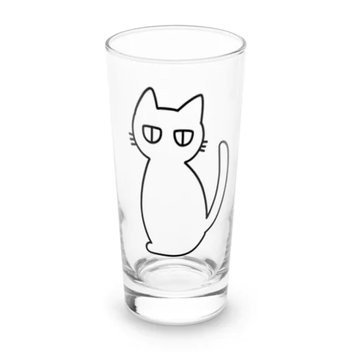 ジト目猫 ロンググラス