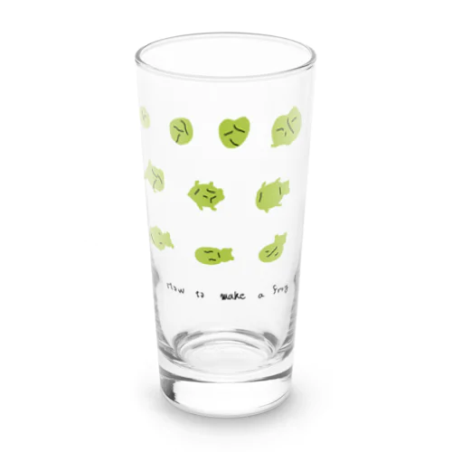 how to make a frog ？ Long Sized Water Glass