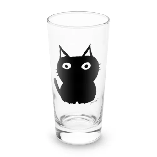 くろにゃん Long Sized Water Glass