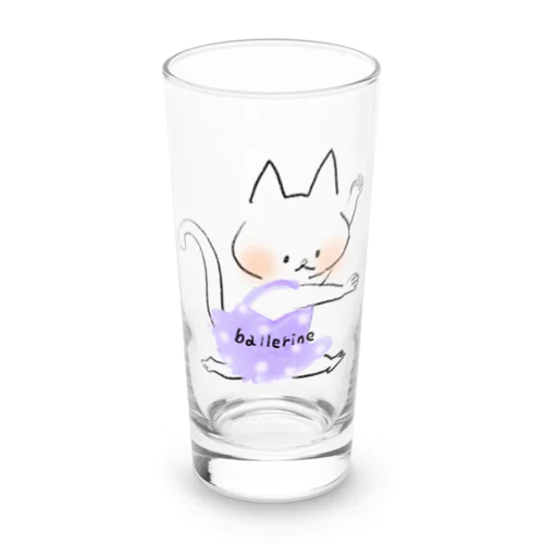 ねこバレリーヌ Long Sized Water Glass