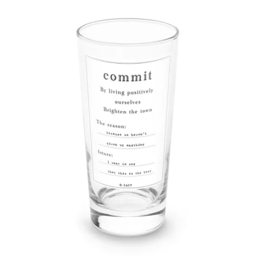 commit Long Sized Water Glass