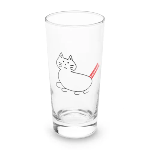 2人ノリたぬねこ Long Sized Water Glass