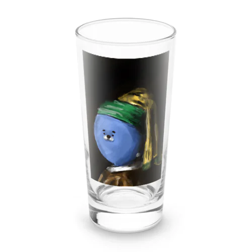 真珠耳飾りのアザラシ Long Sized Water Glass