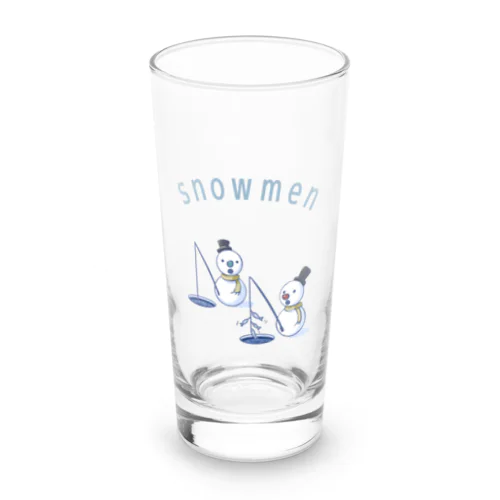 snowmen Long Sized Water Glass