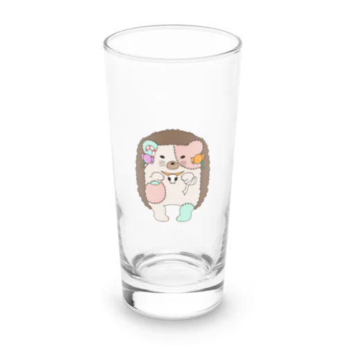 ハリネズミひーく。ハロウィンゾンビ！ Long Sized Water Glass