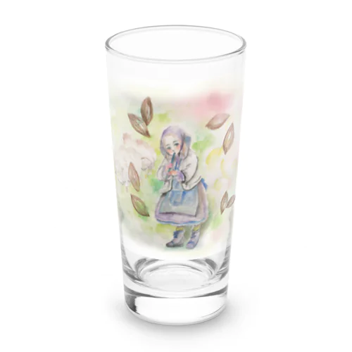 葦笛の踊り Long Sized Water Glass