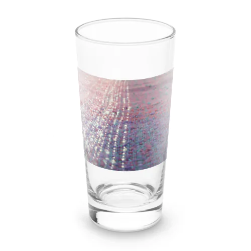 織物　ピンク・紫・青緑 Long Sized Water Glass