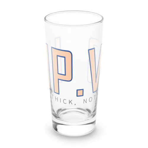 HIPVG with Tag line Long Sized Water Glass