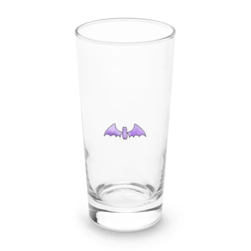 コウモリくん（紫） Long Sized Water Glass