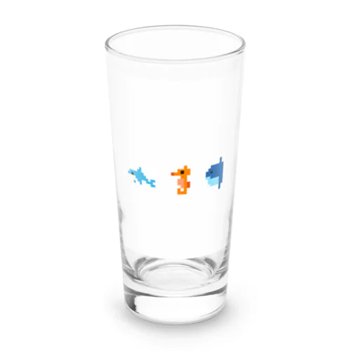 粗ドット絵・海の生き物シリーズ Long Sized Water Glass