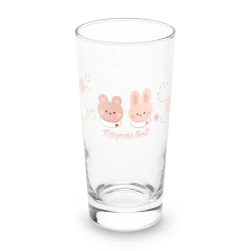 ベーべクマとベーべウサギ Long Sized Water Glass