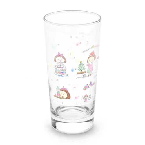 クランベリーとからすどりのクリスマス Long Sized Water Glass