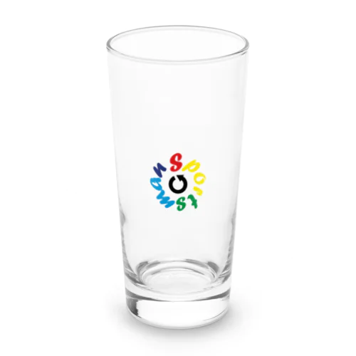 んまつーポス 逆さlogo Long Sized Water Glass