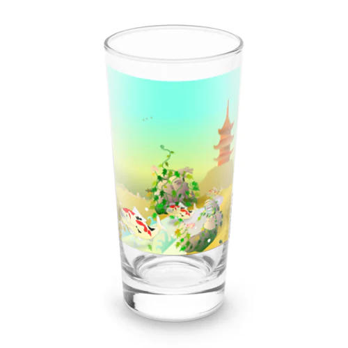 比丘比丘尼密会密漁善図（朝編） Long Sized Water Glass