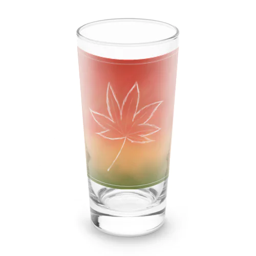 Autumn coloring -紅葉- Long Sized Water Glass