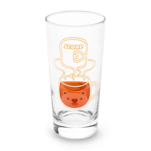 のぞクマグ：紅茶Ver. Long Sized Water Glass