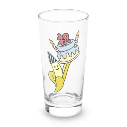 おめでとBANANA Long Sized Water Glass