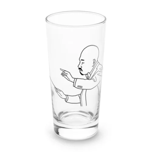 指揮『正岡子規』線画 Long Sized Water Glass