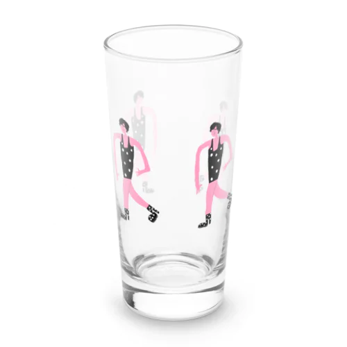 walking ladies water glass Long Sized Water Glass