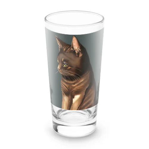 ねこ Long Sized Water Glass