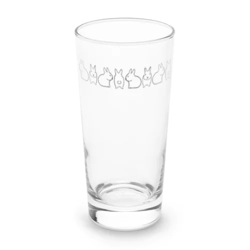 うさぎがくるくる Long Sized Water Glass