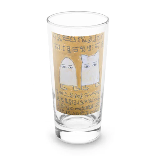 メジェドと猫メジェド Long Sized Water Glass